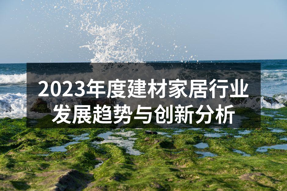 2023年度建材家居行业发展趋势与创新分析